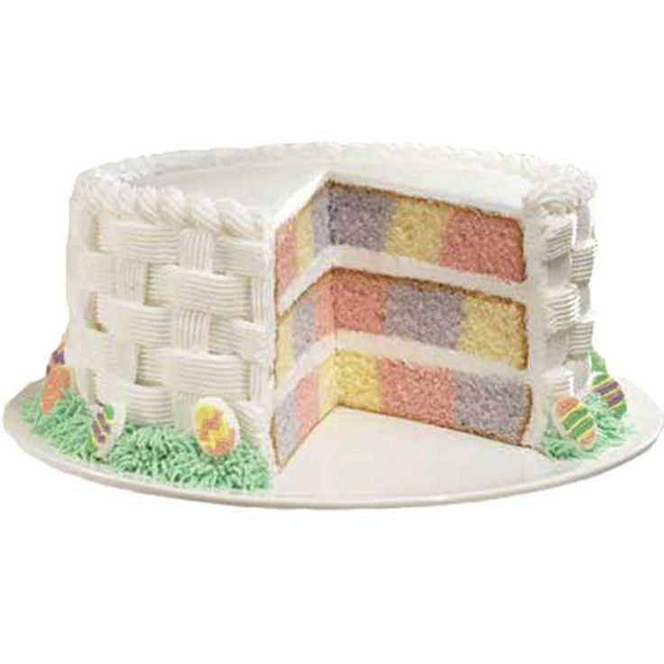 Wilton Checkerboard Easter Cake