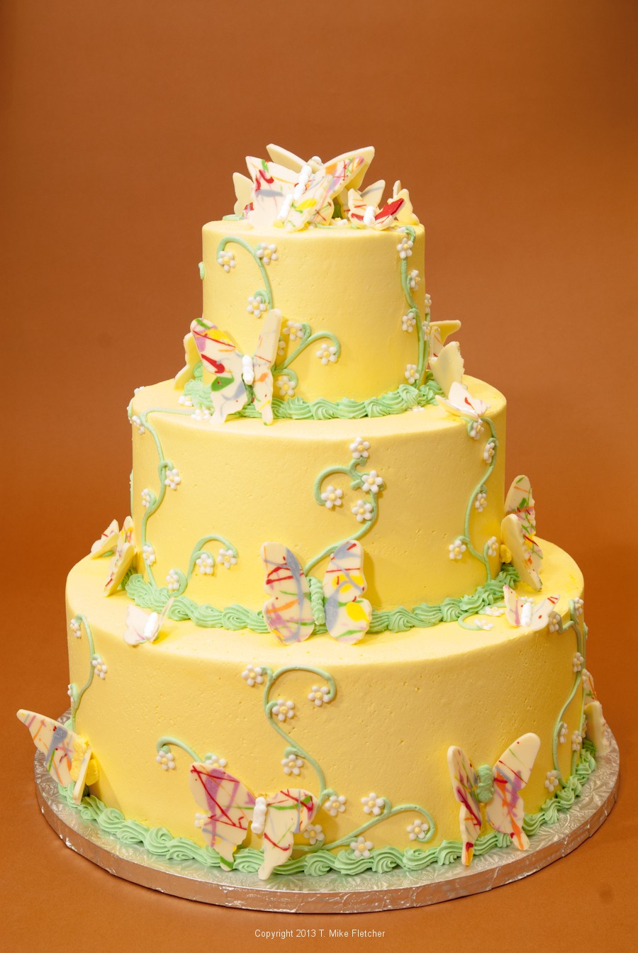 Yellow Birthday Cake