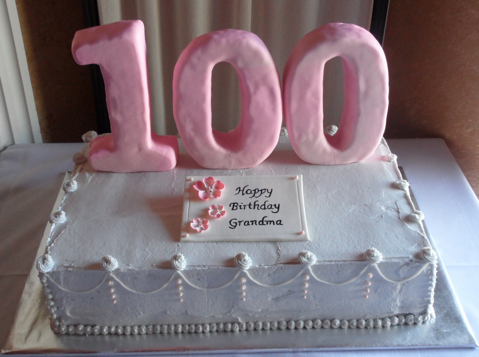 100th Birthday Cake