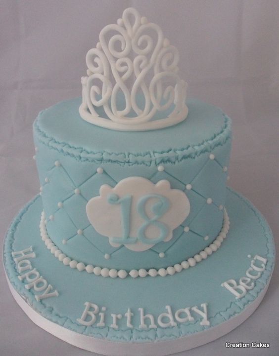 18th Birthday Cake with Buttercream