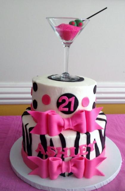 21st Birthday Cake