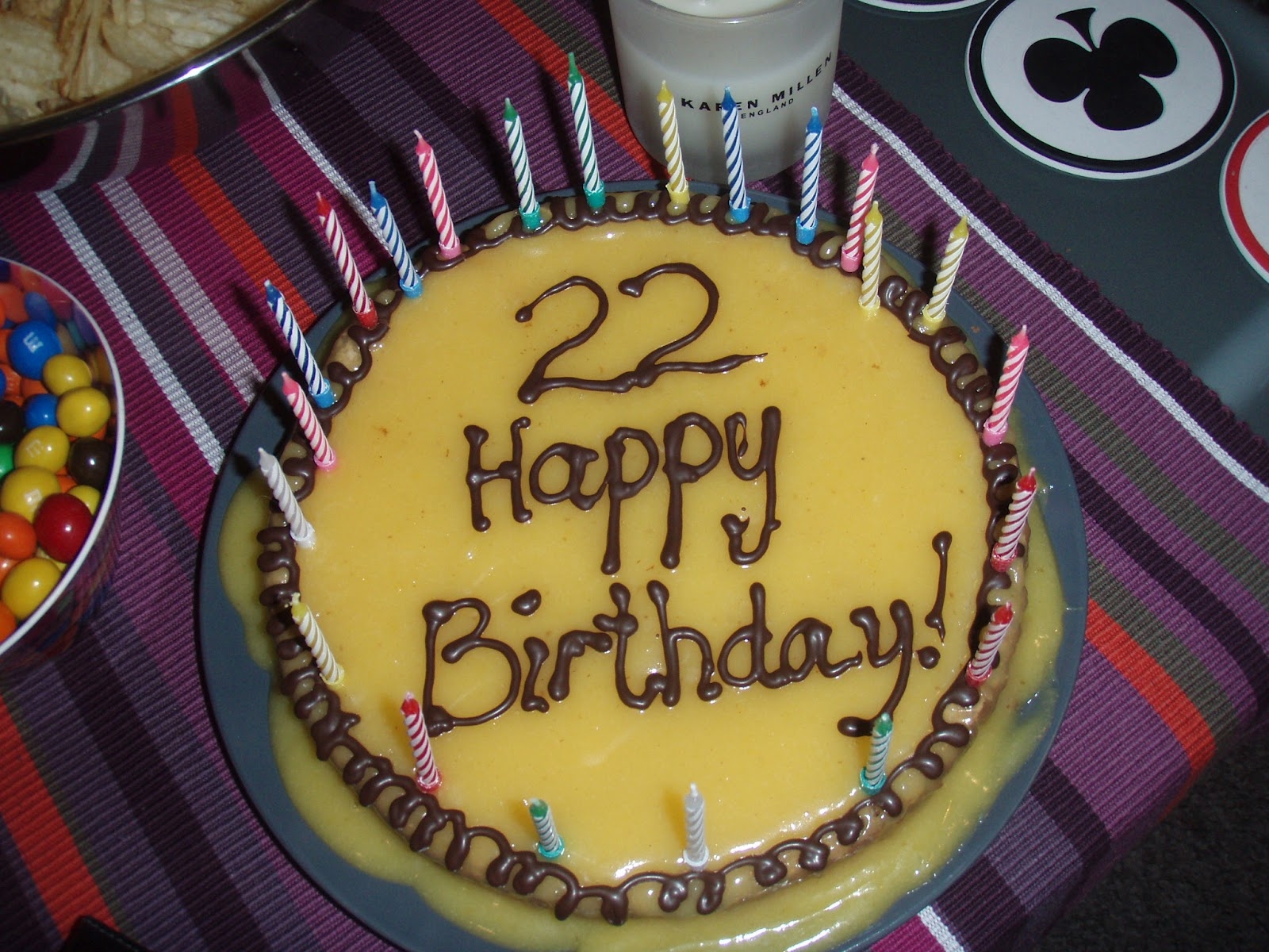 22nd Birthday Cake