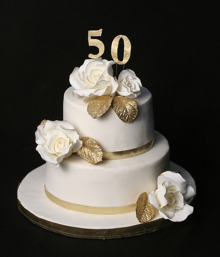 50th Wedding Anniversary Cake