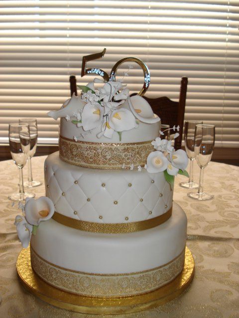 50th Wedding Anniversary Cake