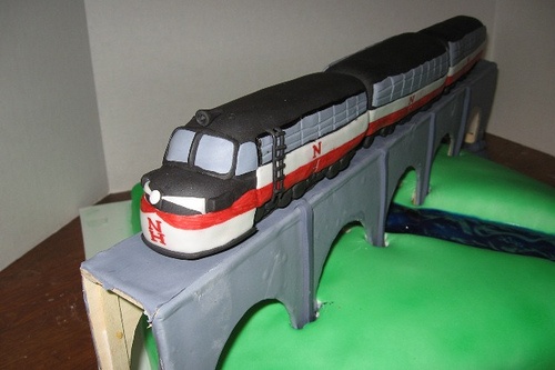 Adult Sheet Train Cake