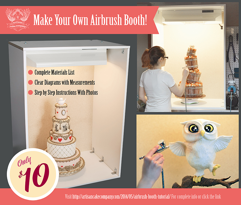 Airbrush Spray Booth for Cakes