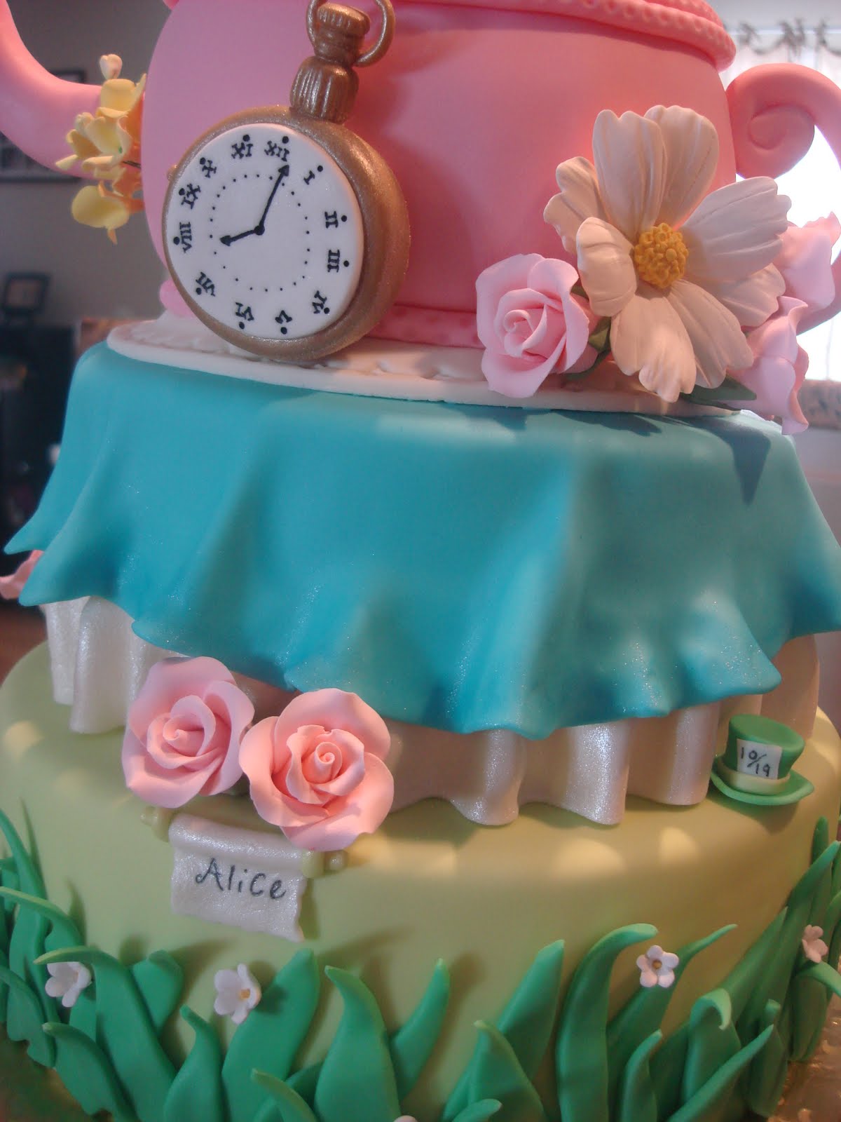 Alice and Wonderland Baby Shower Cakes