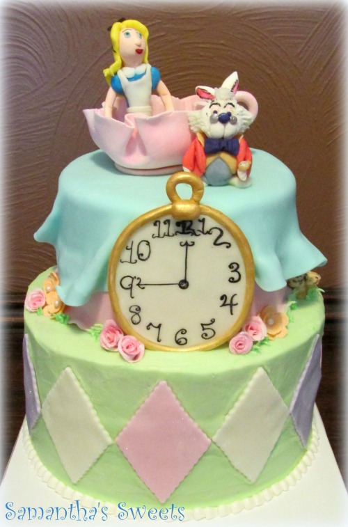 Alice and Wonderland Baby Shower Cakes