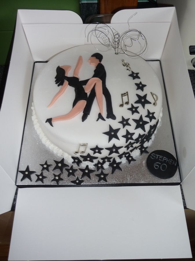 Ballroom Dancing Birthday Cake