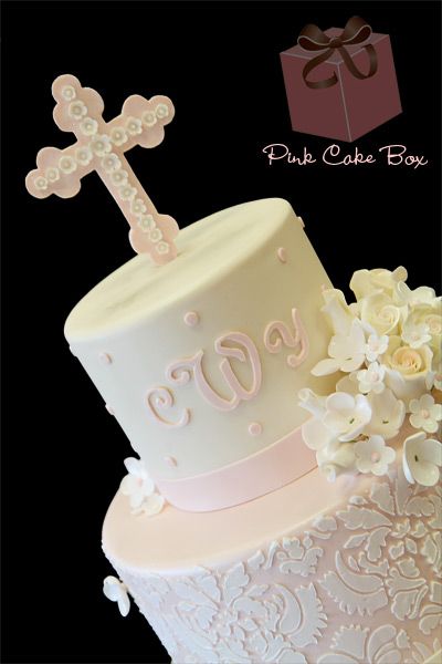 Baptism Cross Cake