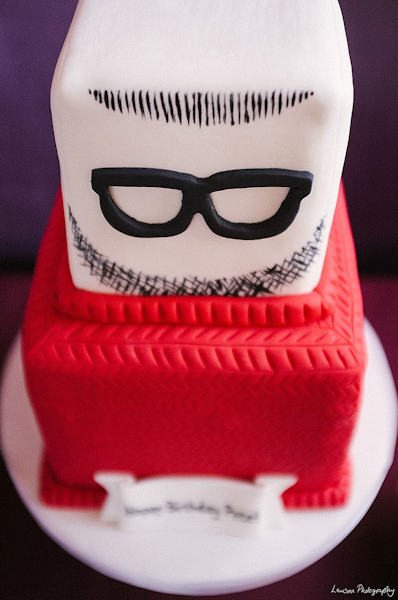 Beard Birthday Cake