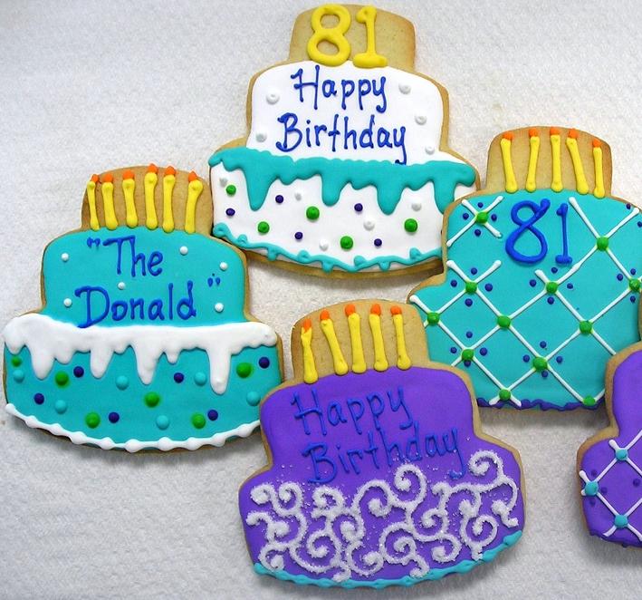 Birthday Cake Cookie Favors