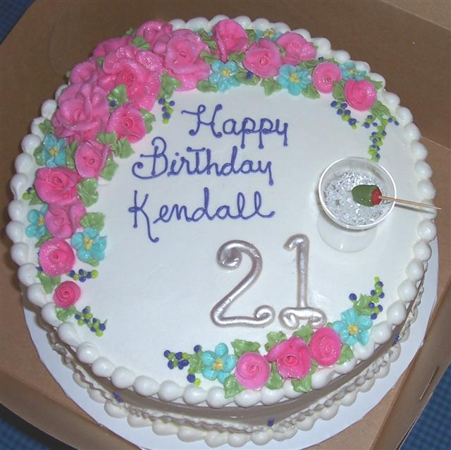 Birthday Cake with Buttercream Flowers