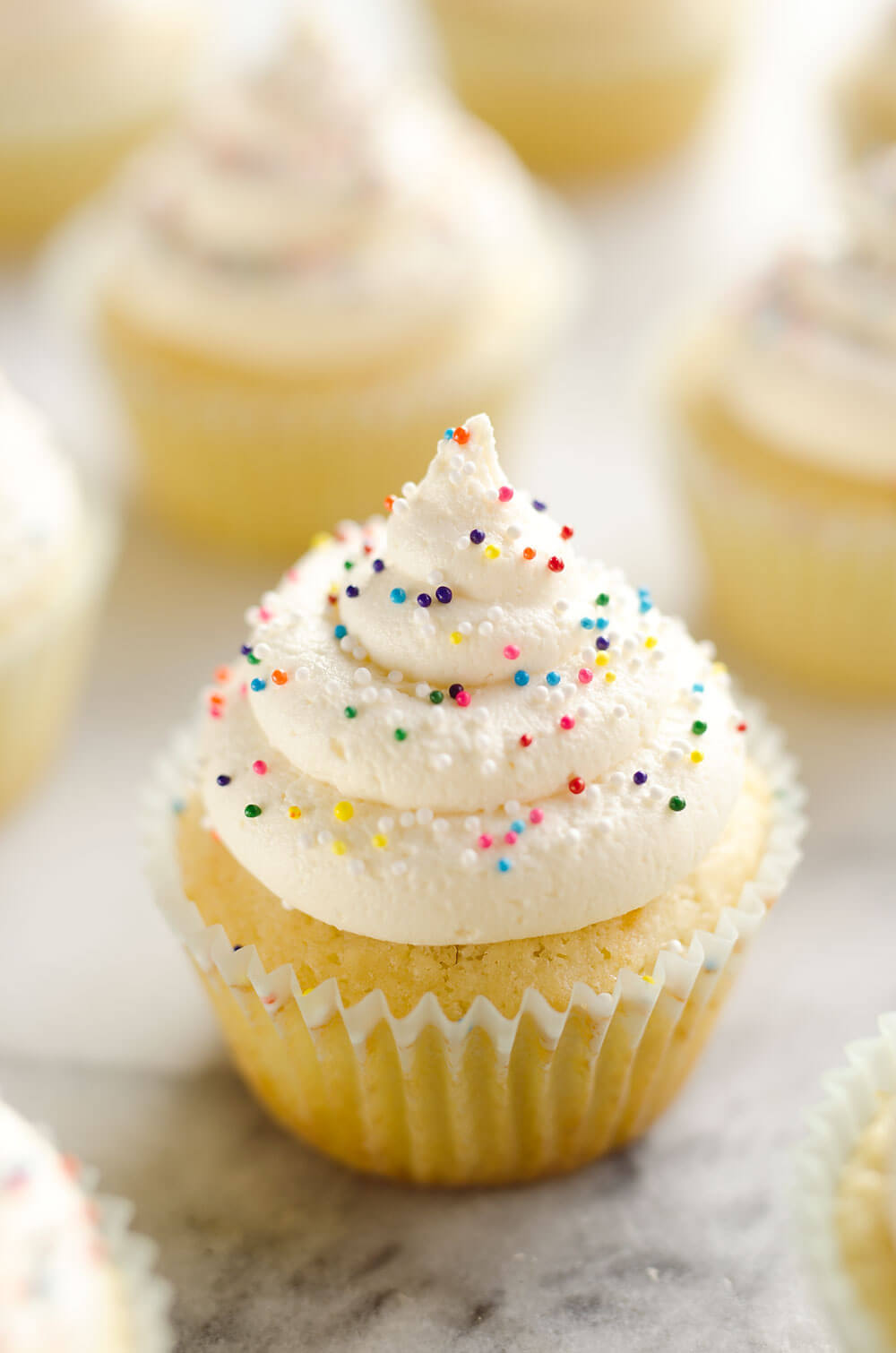 Birthday Cake with Cupcakes