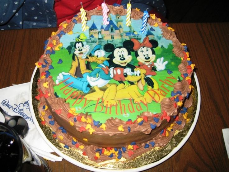 Birthday Cakes at Disney World