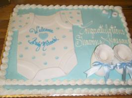 BJ Sheet Cakes Baby Shower