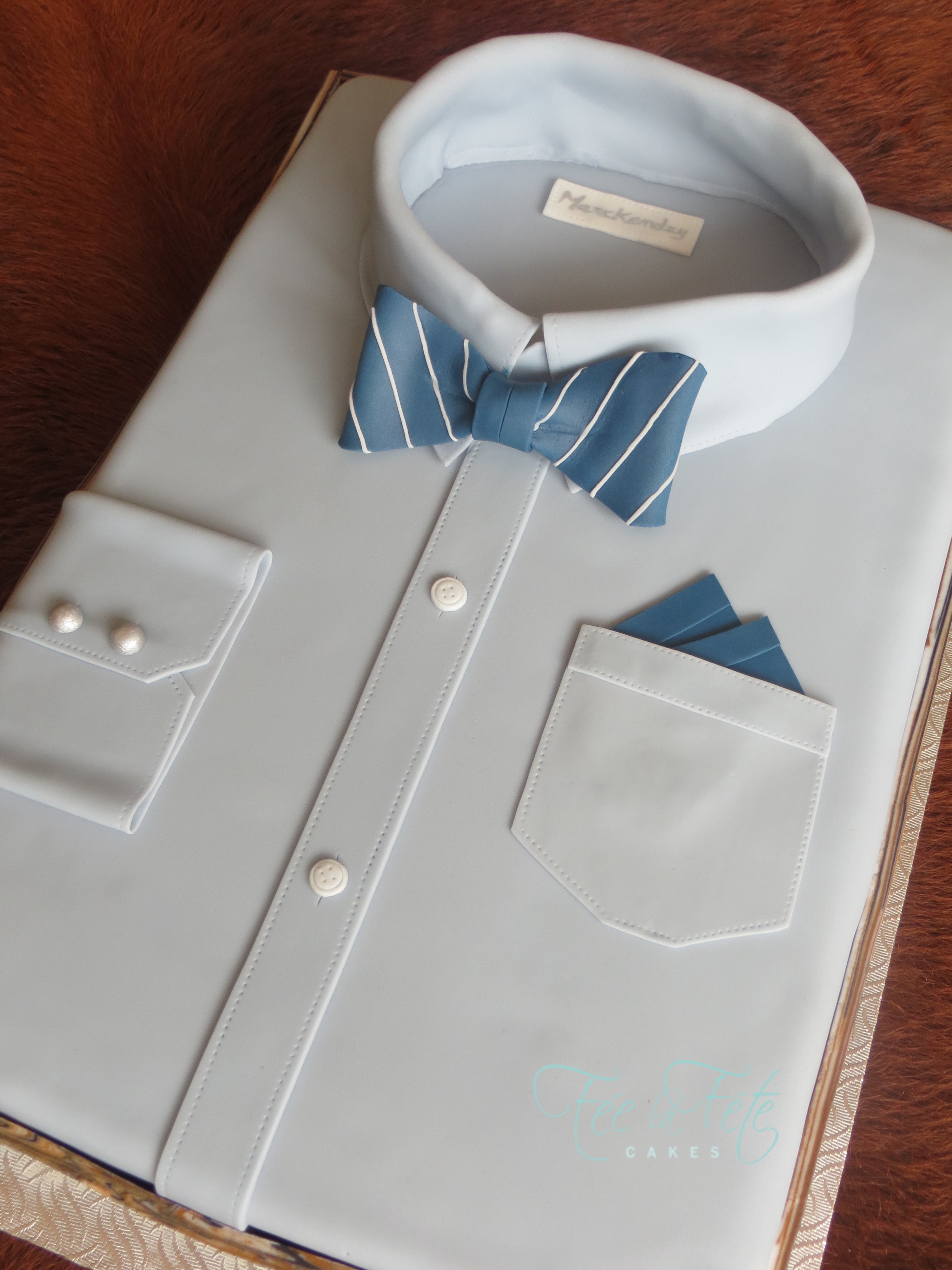 Bow Tie and Shirt Cake