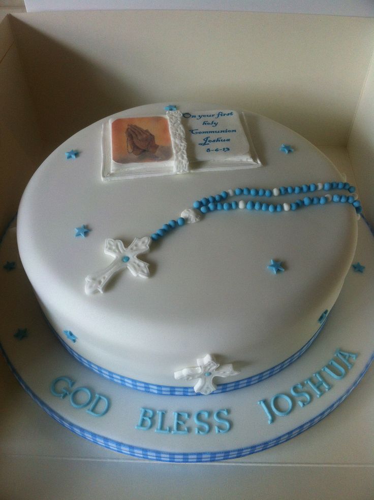 Boys First Holy Communion Cake Ideas