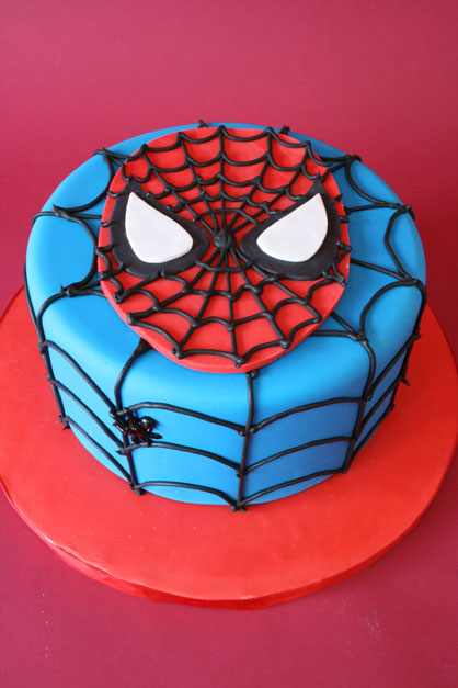 Boys Superhero Birthday Cake