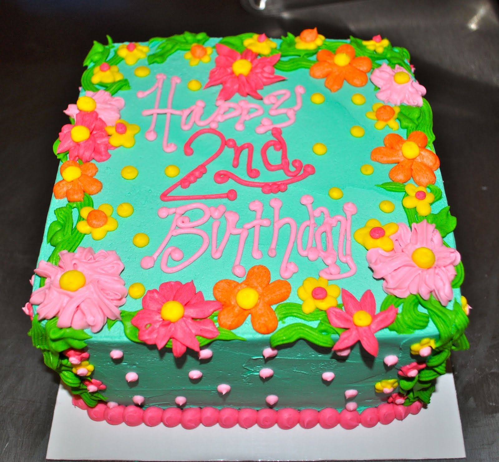 Buttercream Flower Cake