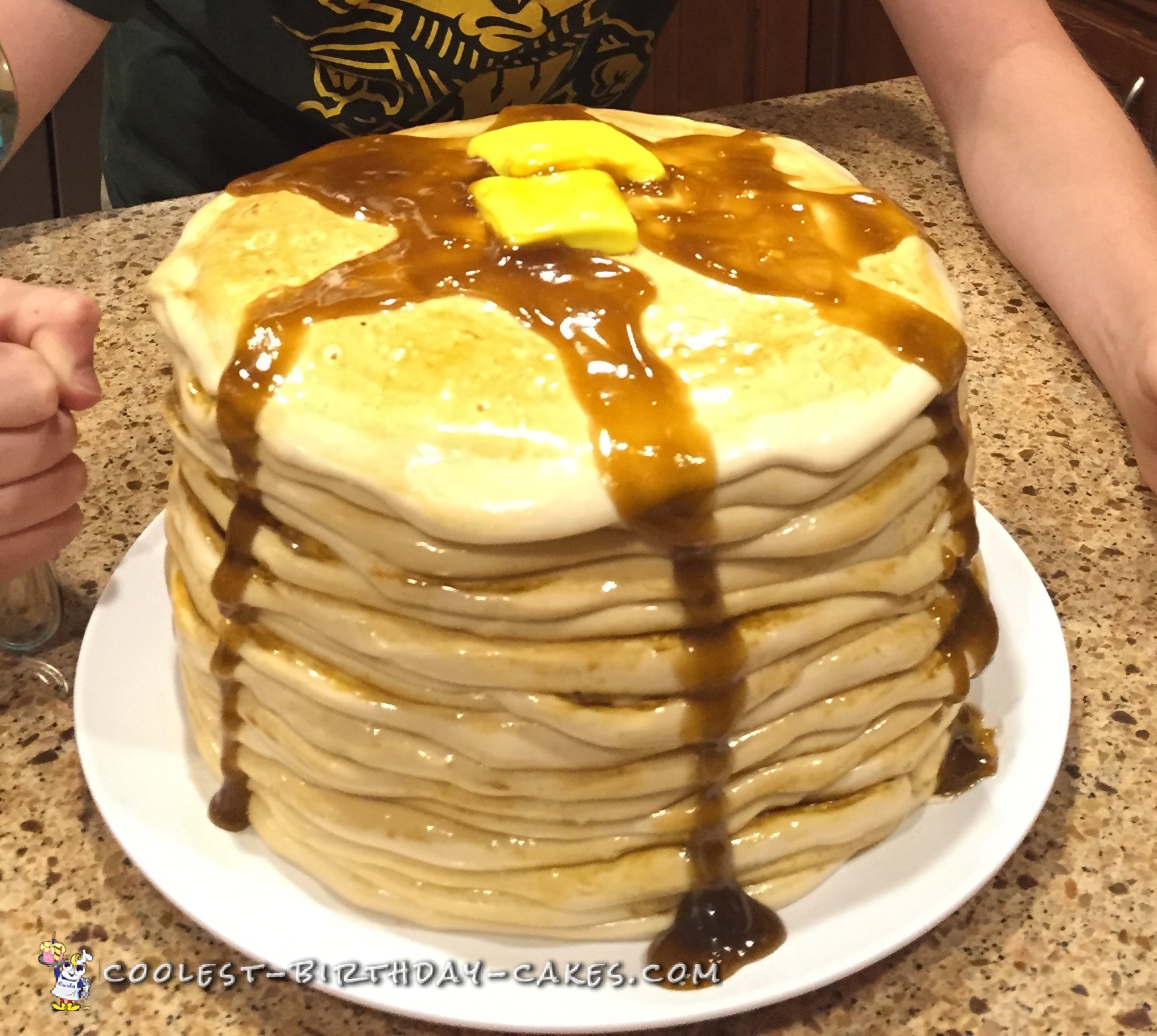 Cake That Looks Like a Stack of Pancakes