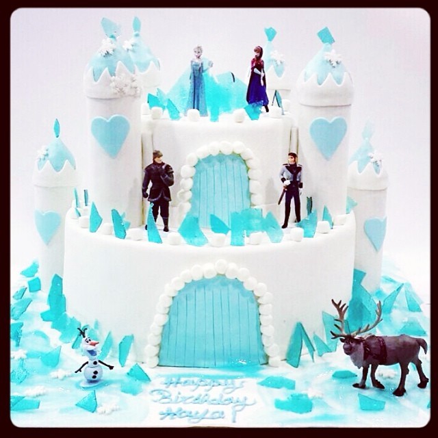 Castle Birthday Cake Frozen