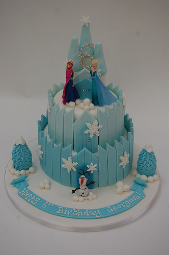 Castle Birthday Cake Frozen