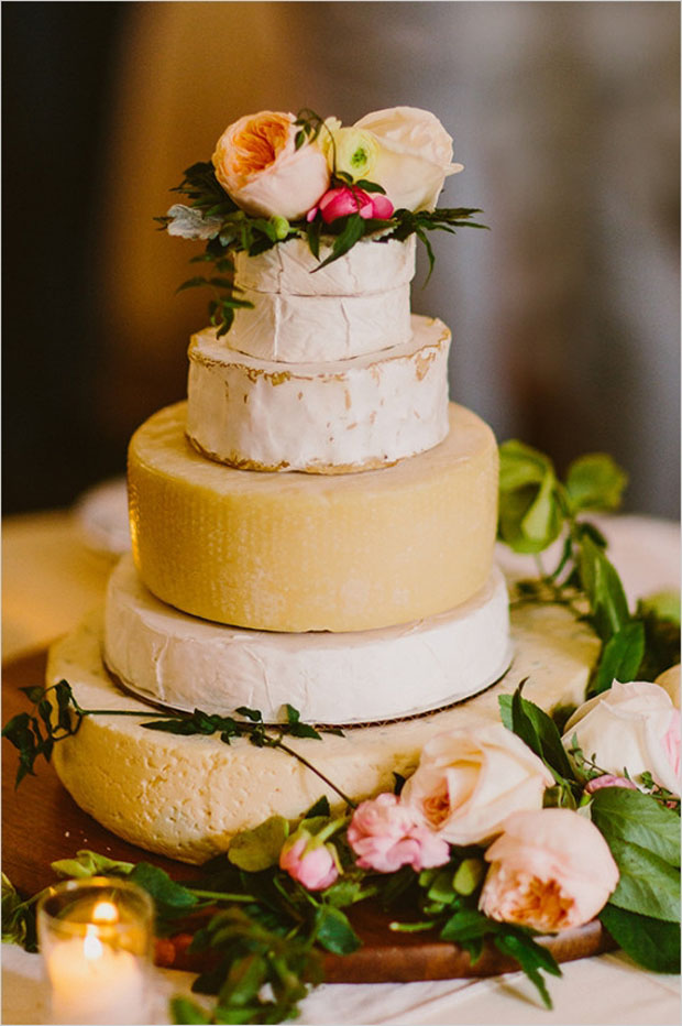 Cheese Wheel Wedding Cake