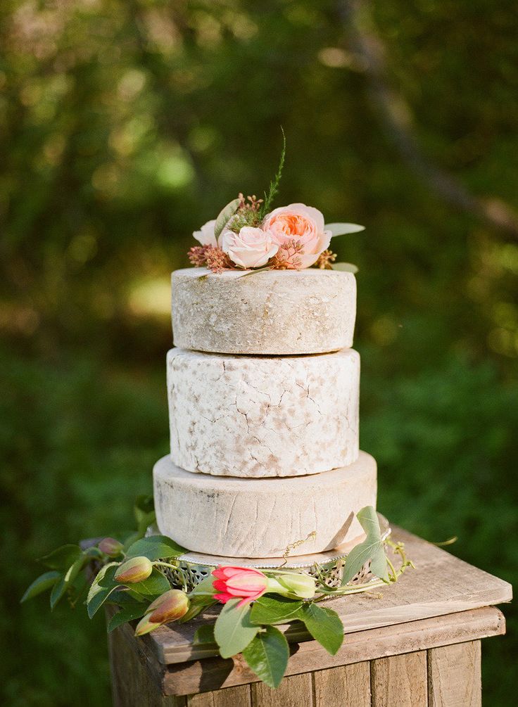 Cheese Wheel Wedding Cake