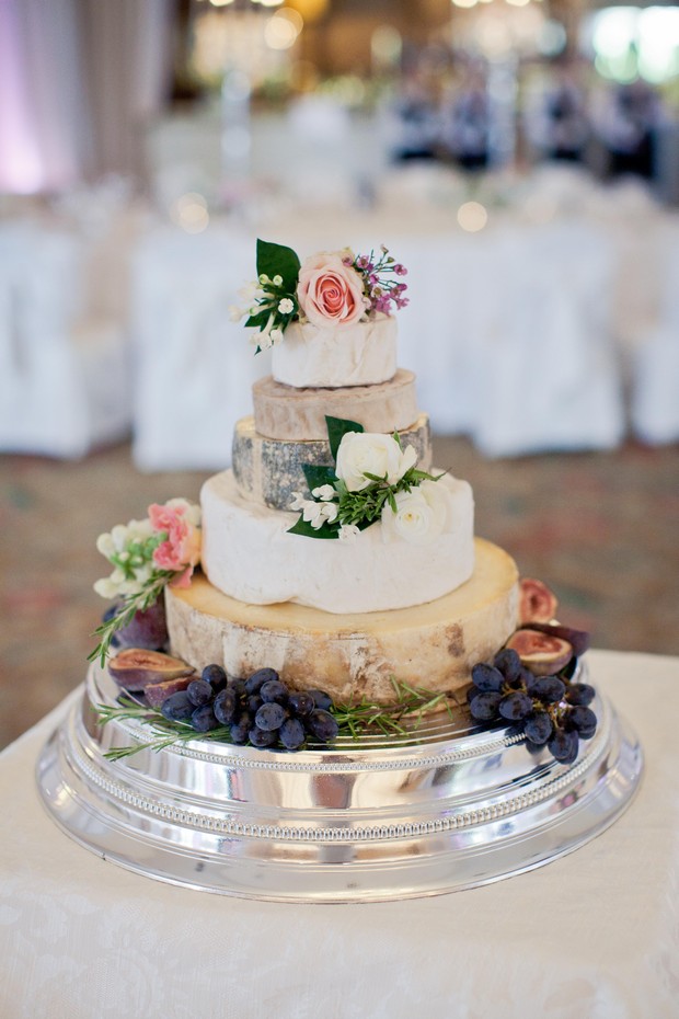 Cheese Wheel Wedding Cake