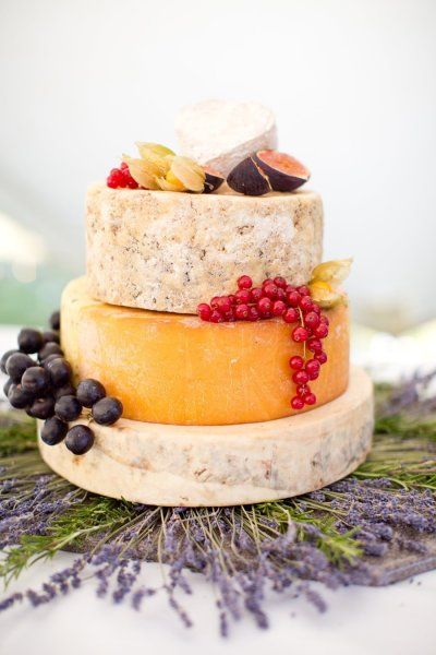 Cheese Wheel Wedding Cake