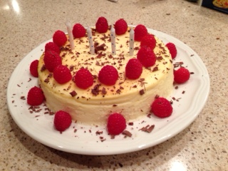 Cheesecake Birthday Cake