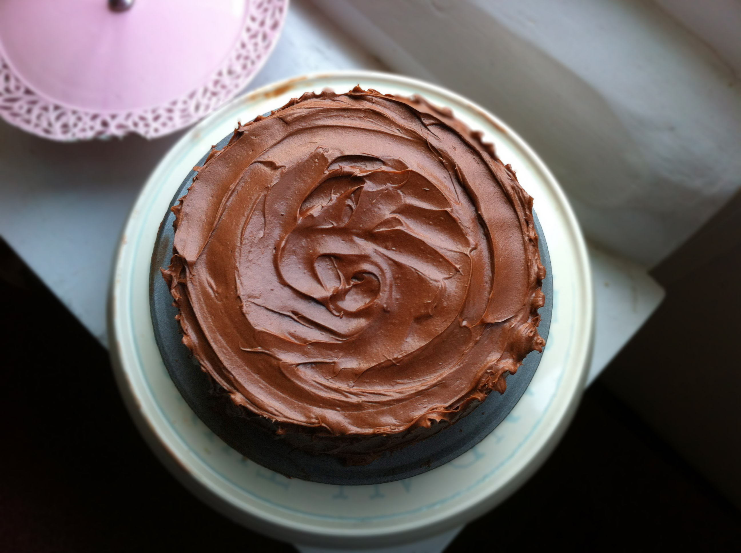 Chocolate Caramel Cake with Ganache