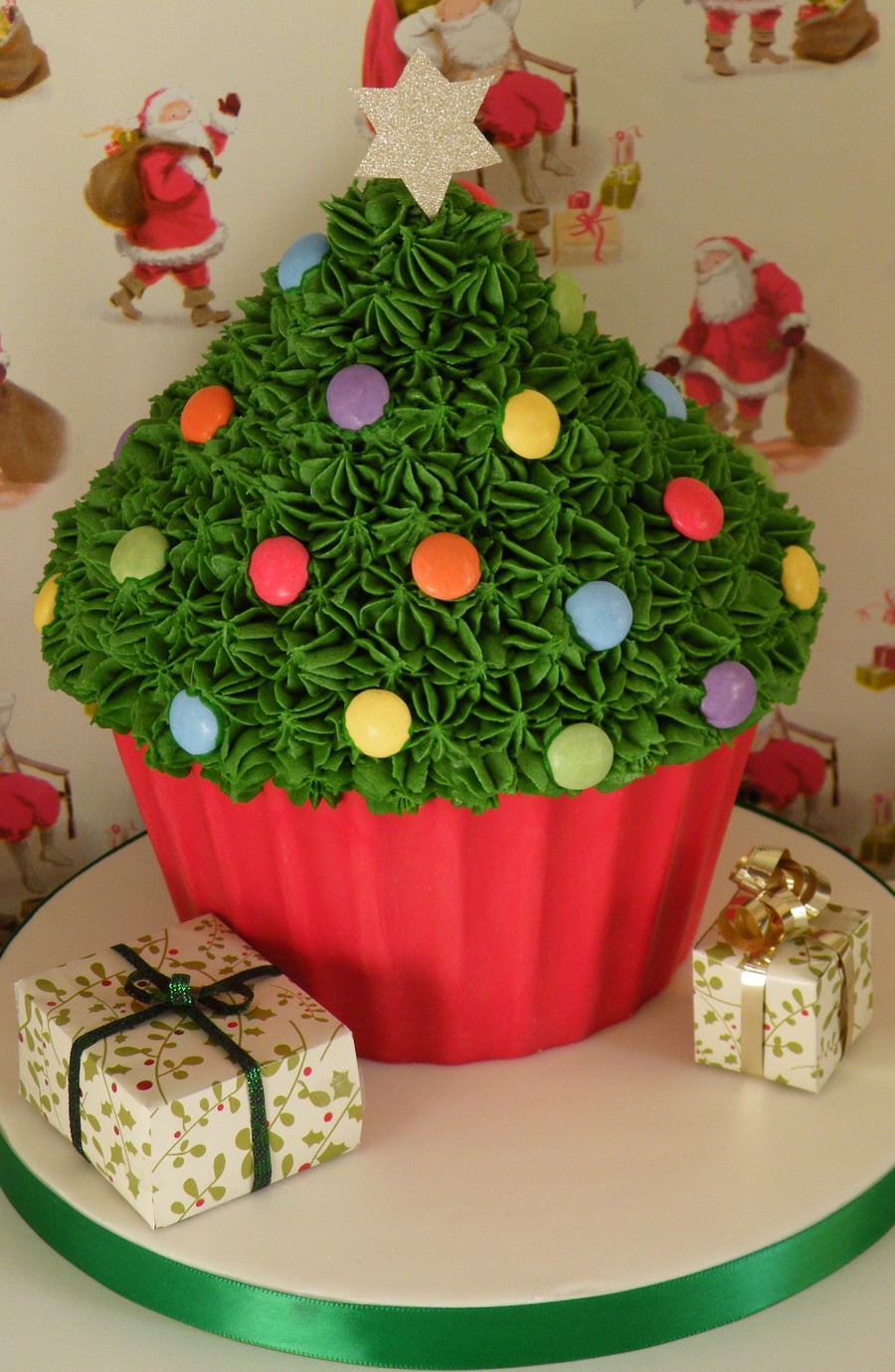 Christmas Giant Cupcake