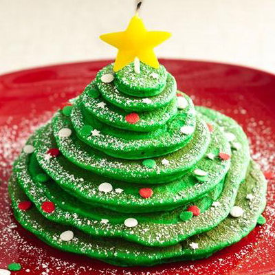 Christmas Tree Pancakes