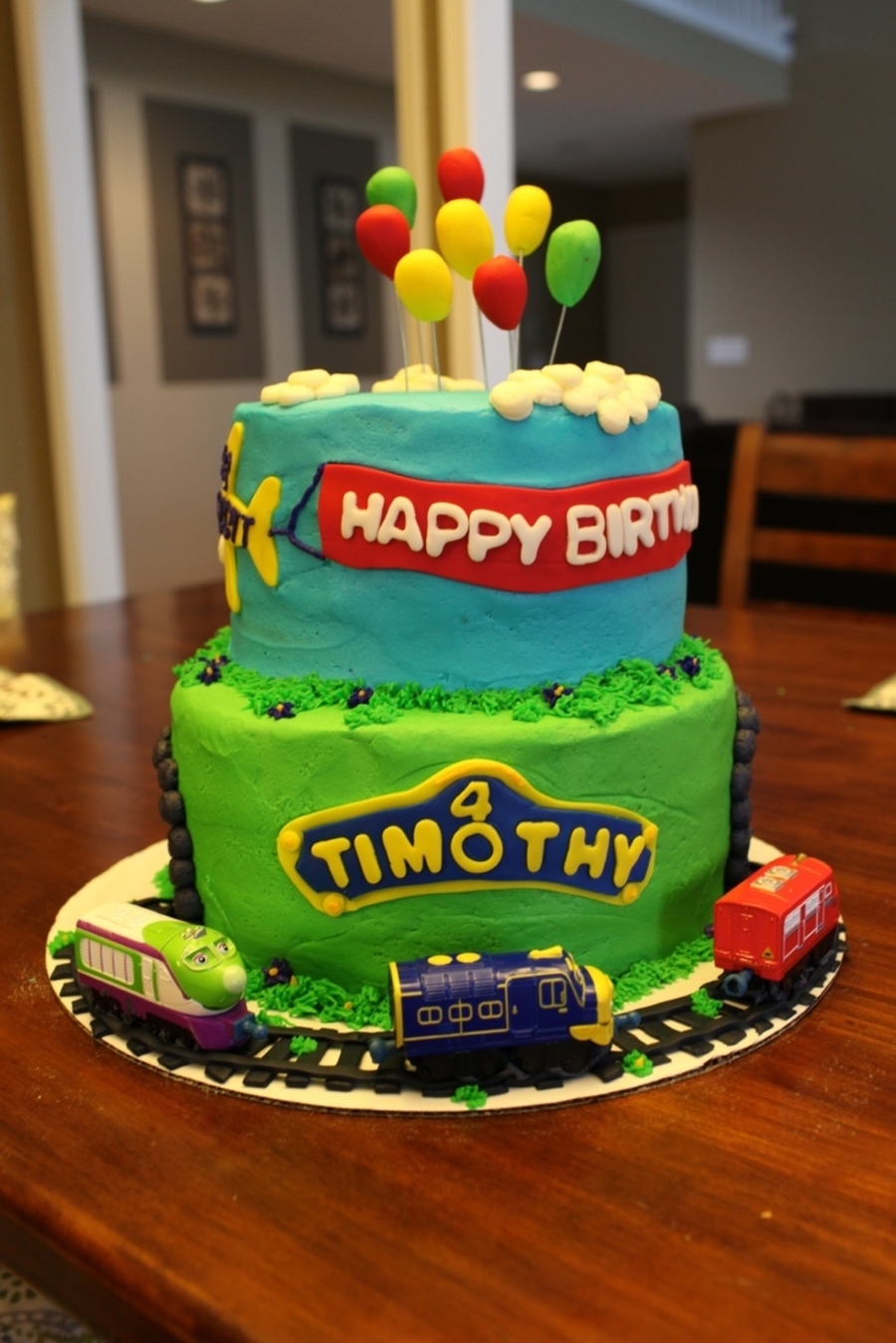 Chuggington Birthday Cake