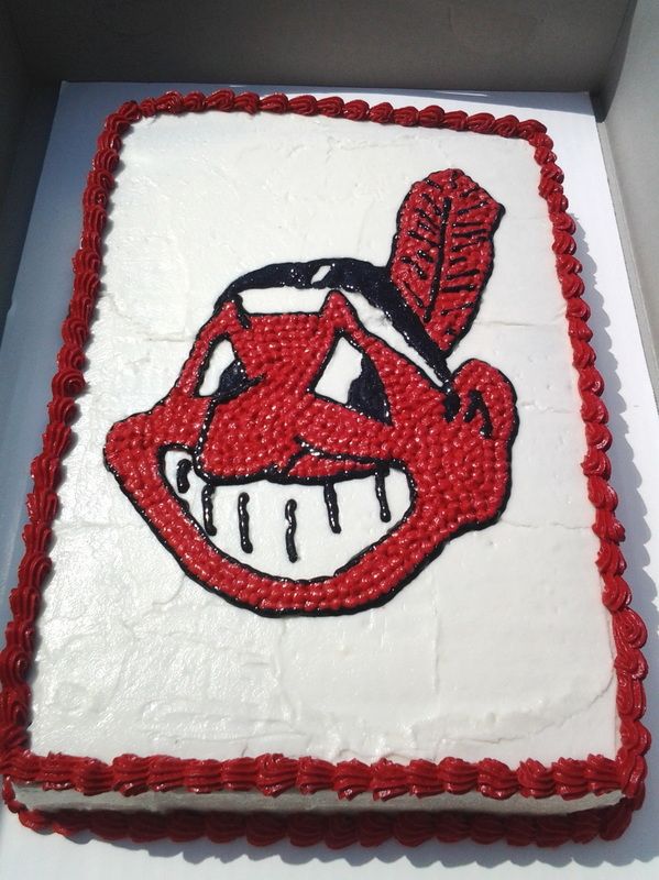 Cleveland Indians Birthday Cake