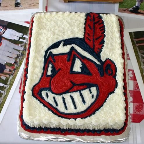 Cleveland Indians Birthday Cake