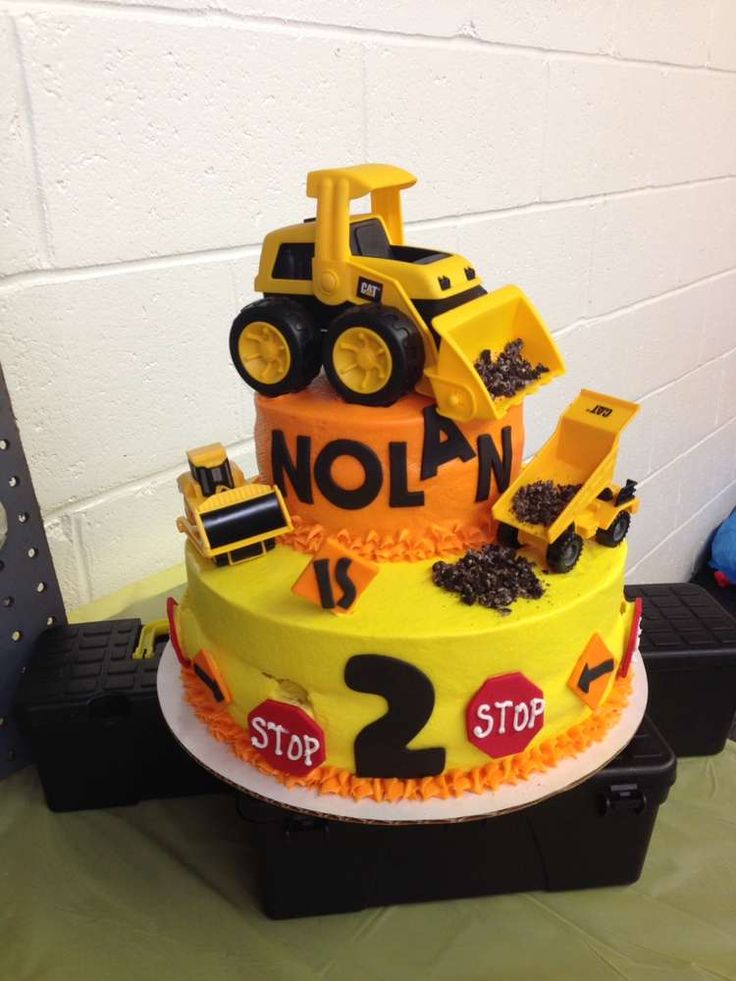 Construction Birthday Party Cake