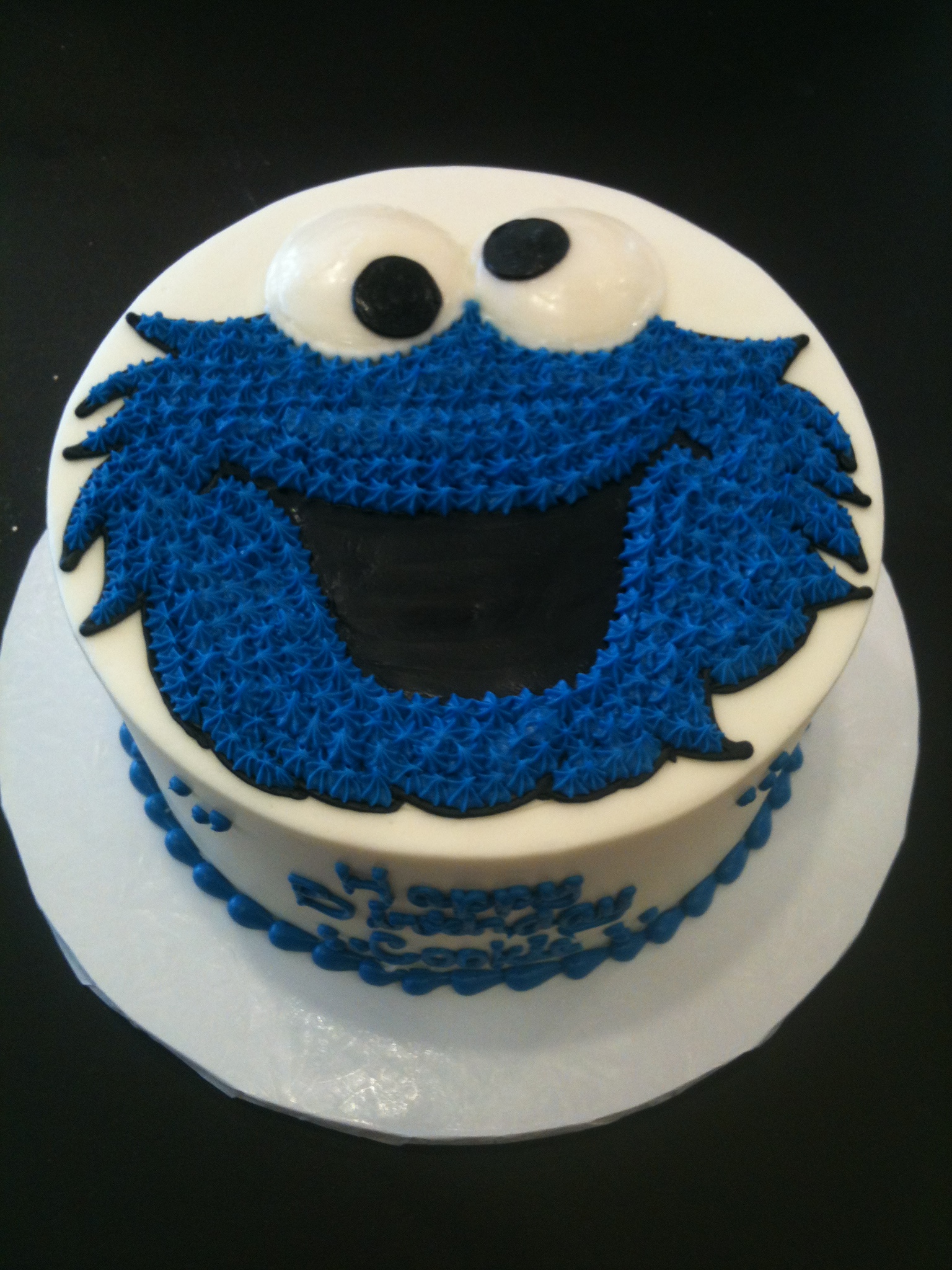 12 Photos of Cookie Monster Cakes And Decorations