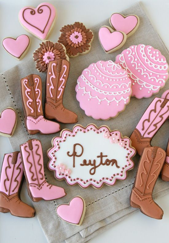 Cowgirl Boot Cookies