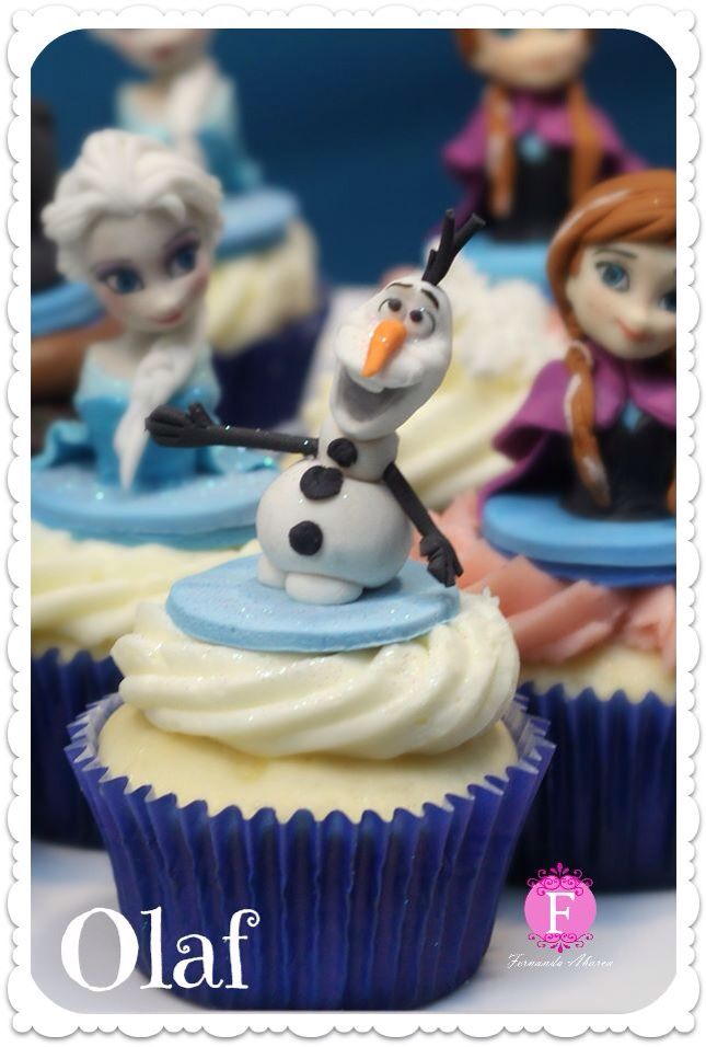 Cupcake Cake Disney Frozen Olaf