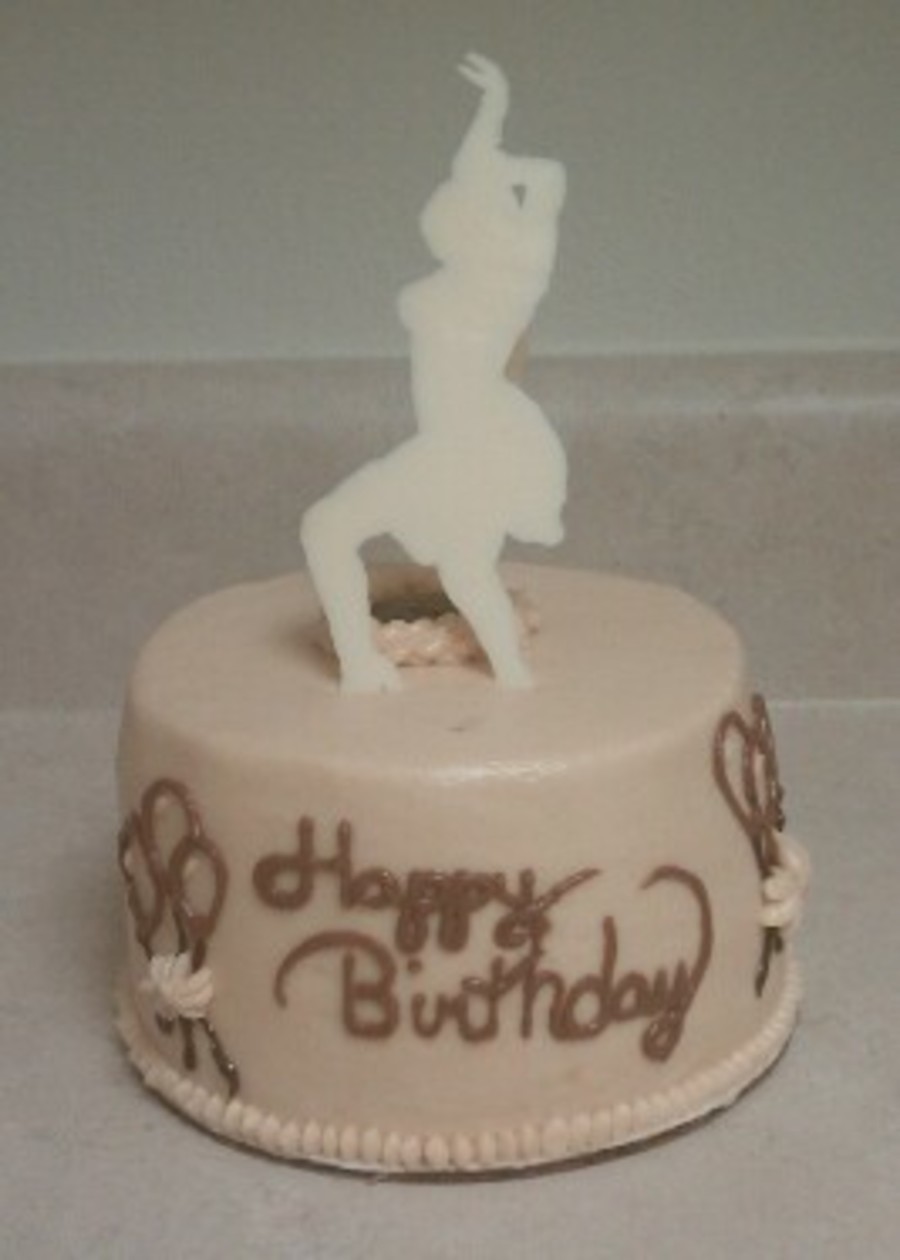 Dancer Birthday Cake