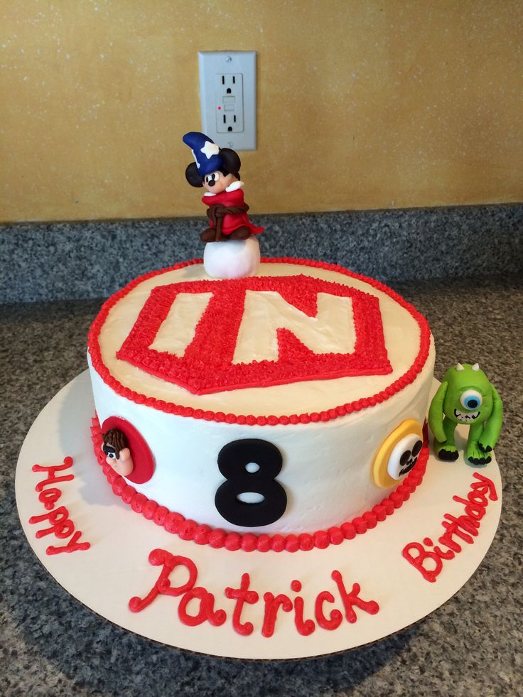 Disney Infinity Birthday Cake