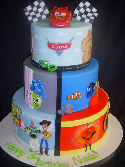 Disney Pixar Cars Birthday Cake