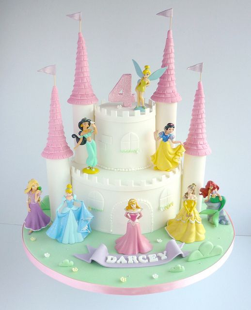 Disney Princess Birthday Cakes