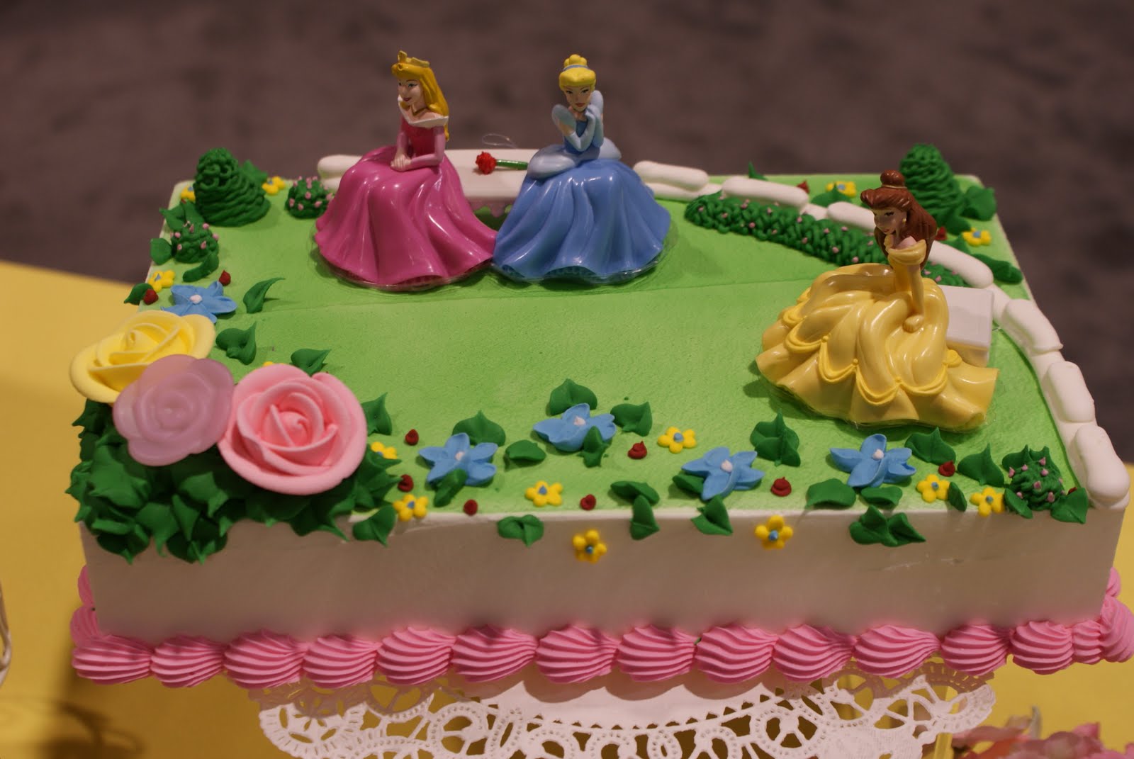 Disney Princess Garden Birthday Cake