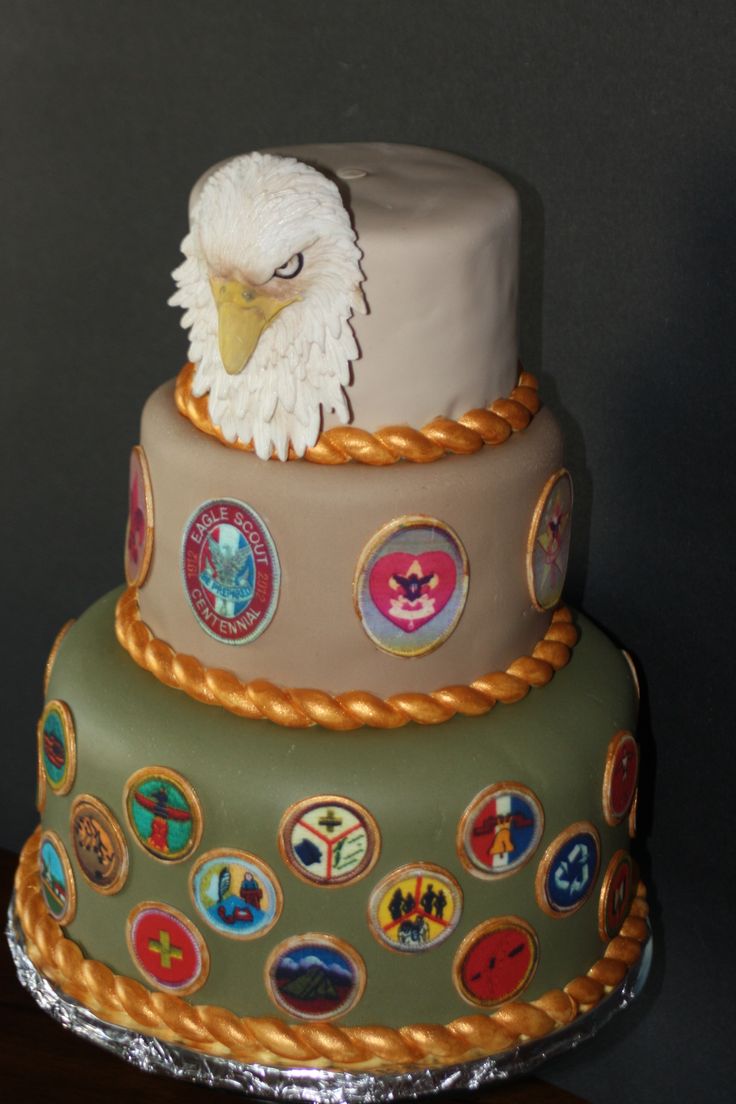 7 Photos of Eagle Decorated Cakes