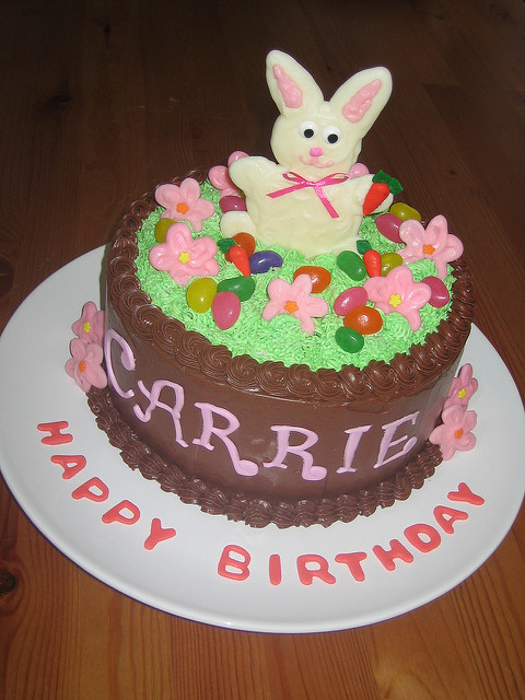 Easter Bunny Birthday Cake