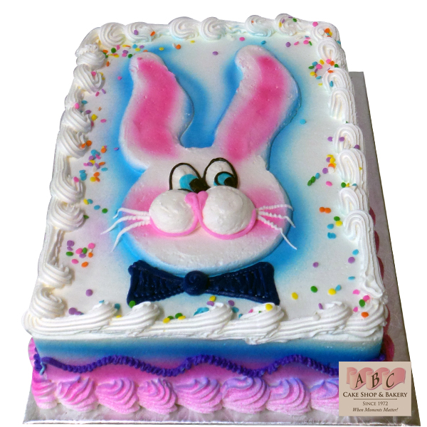 Easter Bunny Sheet Cake